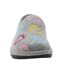 Chaussons joyful femme gris Lunar