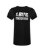Womens/ladies Groovy Logo Short-sleeved T-shirt Black Love Moschino-1