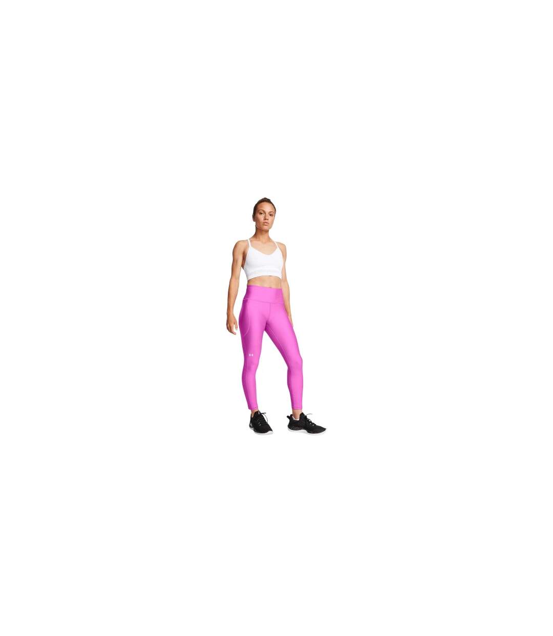 Legging Heatgear Femme Rose Under Armour-1