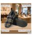 OZABI Pantoufles Charentaises Homme Fabriquées en Espagne Carreaux Écossais-5