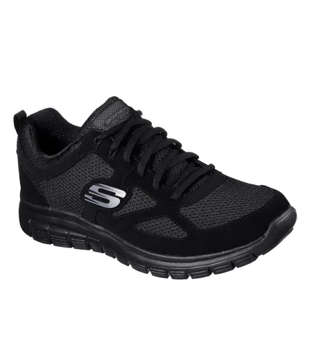 Baskets Burns Agoura Homme Noir Skechers