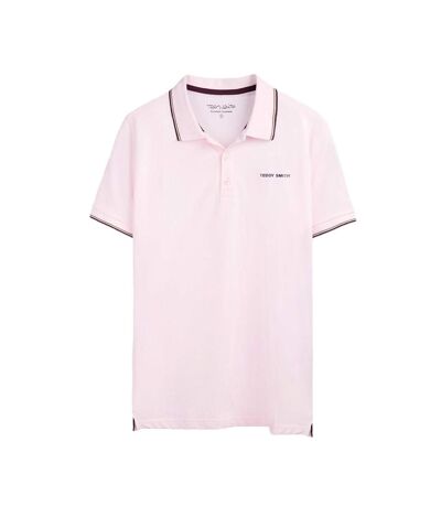 Polo rose homme teddy smith pasian 2 - 3xl
