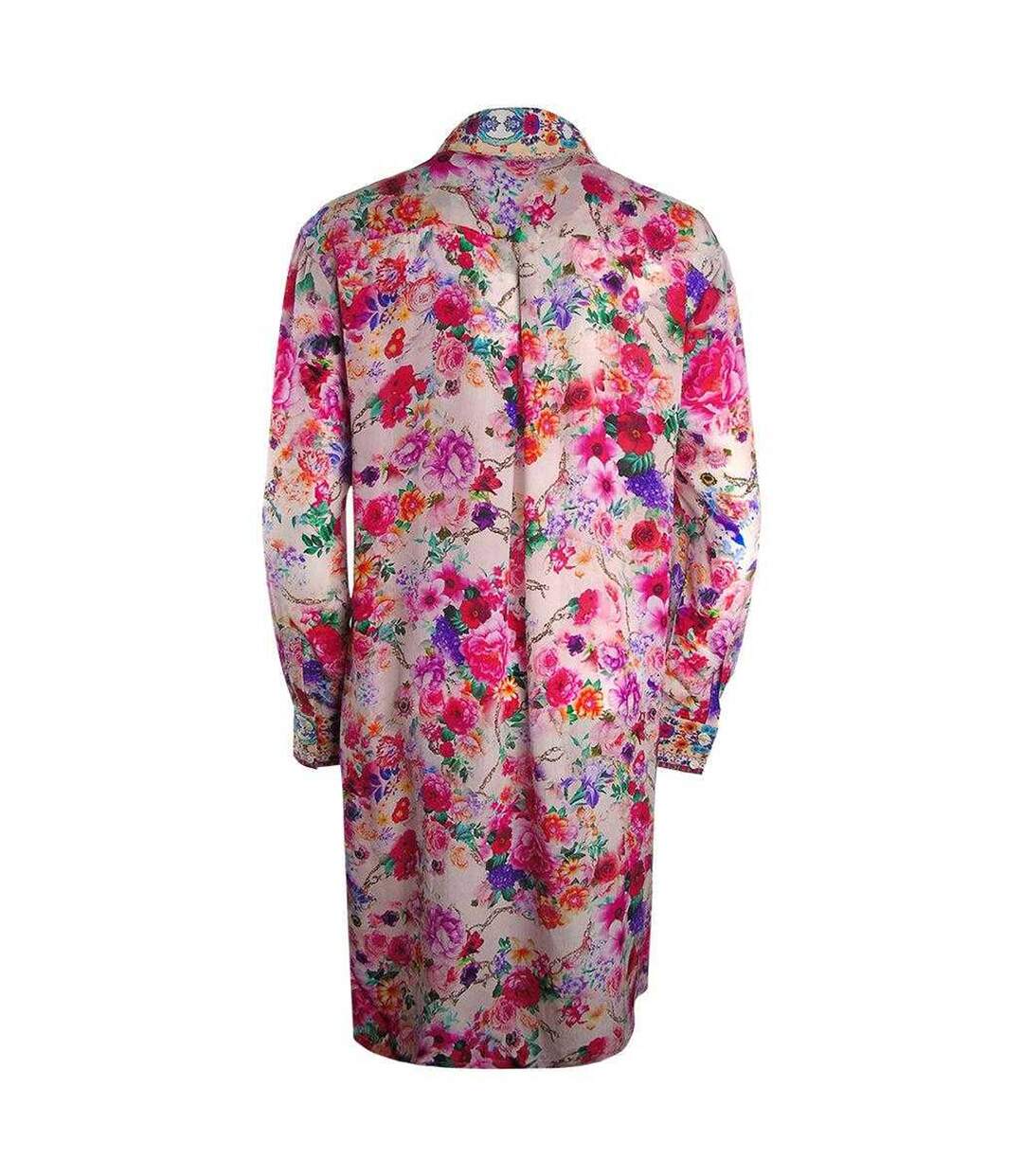 Womens/ladies Rosetto Gardenia Shirt Dress Multicoloured Inoa-2