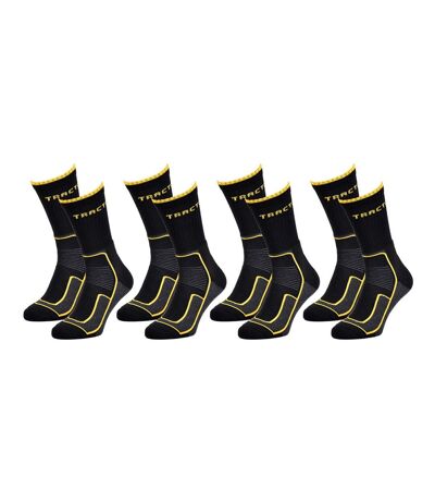 Chaussettes de Travail TRACTO pour Homme Résistance et Qualité Pro - Pack de 4