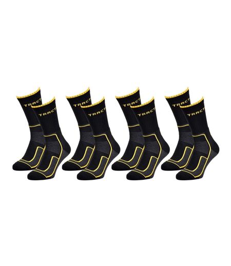 Chaussettes de Travail TRACTO pour Homme Résistance et Qualité Pro - Pack de 4