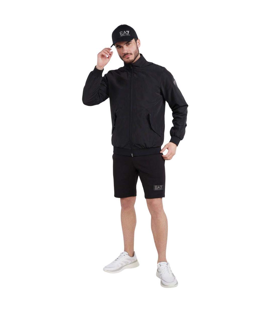 Veste Motif/style Logo Homme Noir Emporio Armani EA7-1