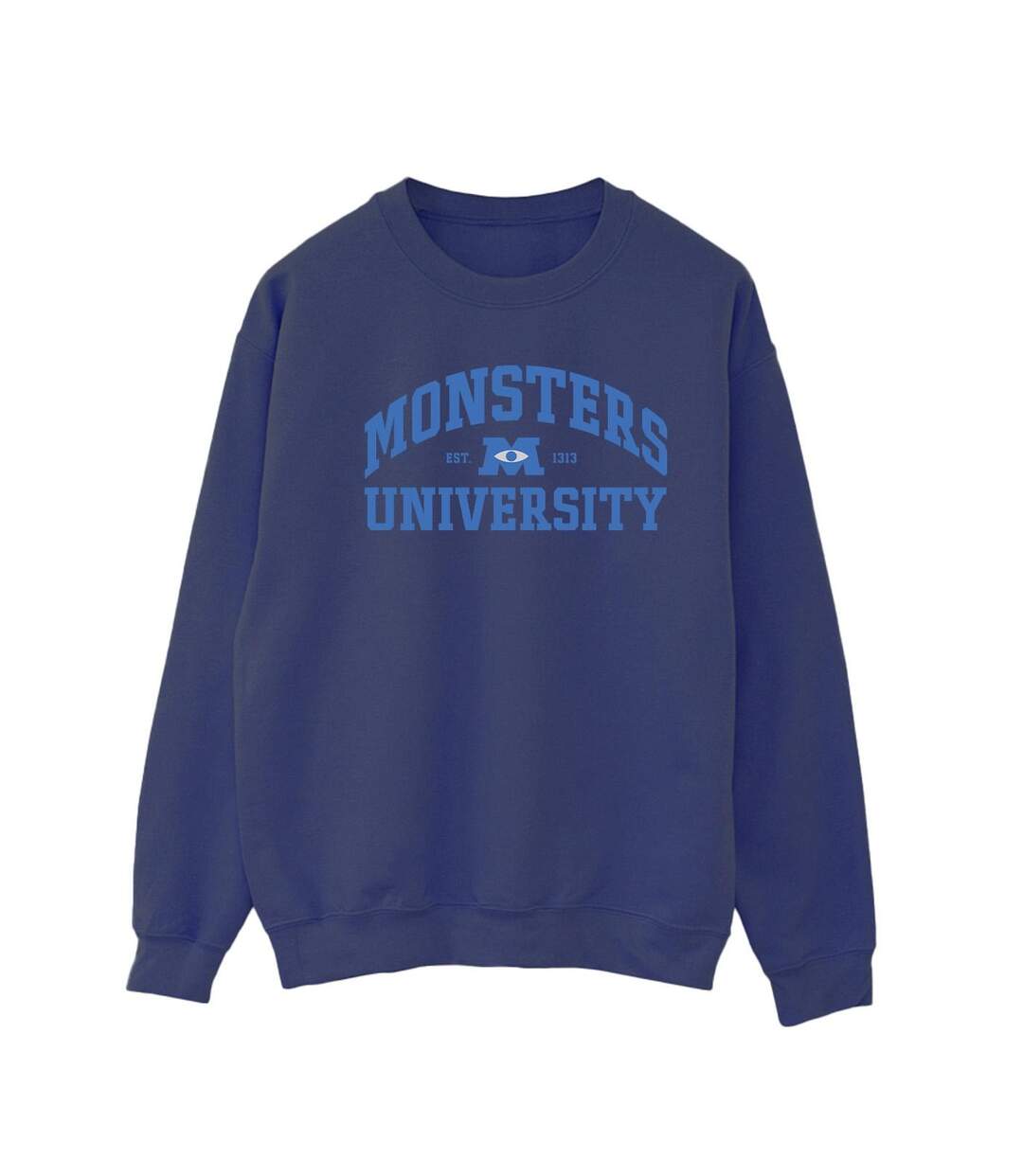 Disney Sweatshirt logo Monsters University Femme/Ladies (Bleu marine) - UTBI29608-1