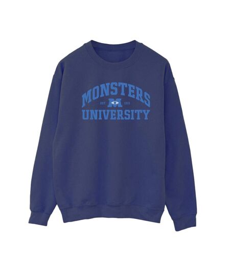 Disney Sweatshirt logo Monsters University Femme/Ladies (Bleu marine) - UTBI29608