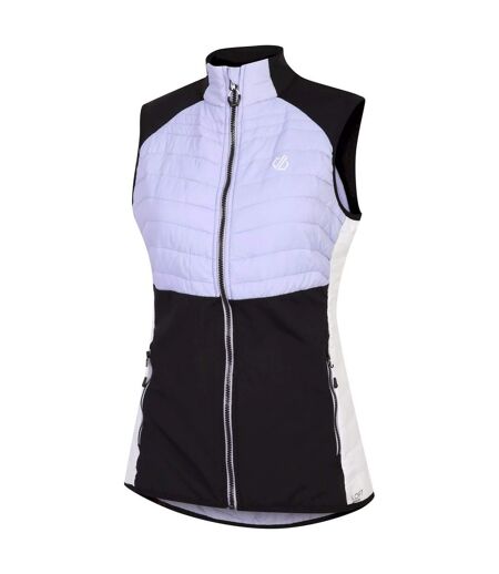 Womens/ladies Surmount Ii Gilet Cosmic Sky Black Dare 2B