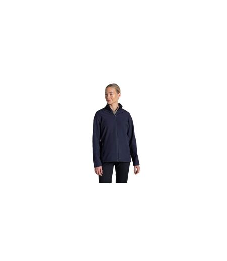 Veste Softshell Décontractée À Col Montant Expert Basecamp Femme Bleu Marine Foncé Craghoppers