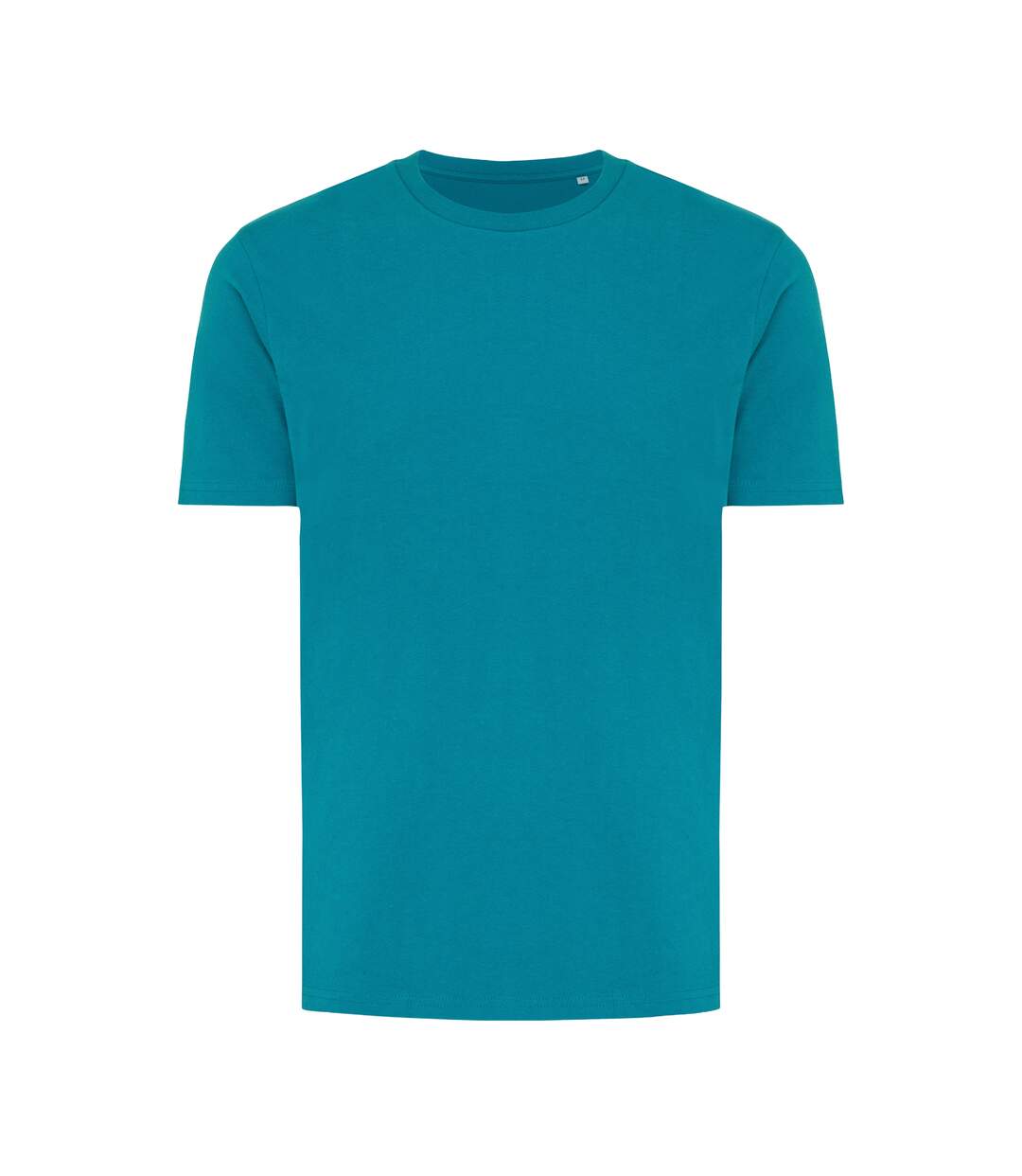 Unisex adult brett recycled cotton t-shirt verdigris Iqoniq-1