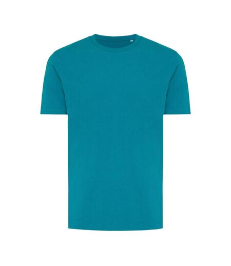 Unisex adult brett recycled cotton t-shirt verdigris Iqoniq