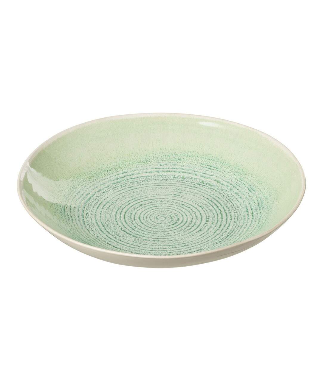 Assiette Creuse en Porcelaine Lara 25cm Vert-2