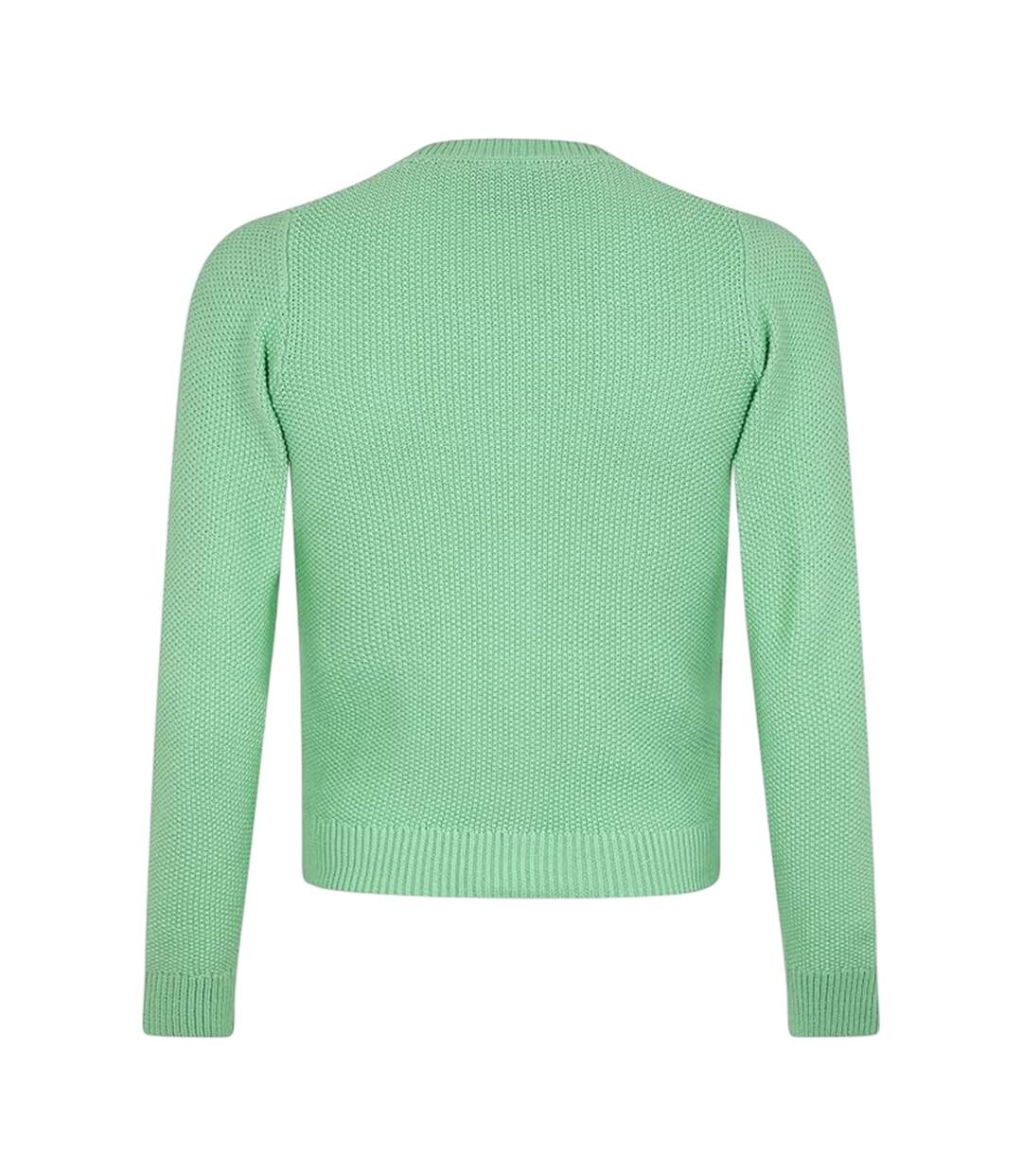 Mens Embroidered Logo Regular Cardigan Pale Teal Lyle & Scott-3