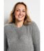 Pull maille douce effet poilu-4