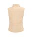 Doudoune Sans Manches Motif/style Matelassé Femme Beige Miso-2
