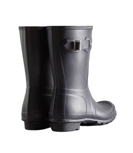 Womens/ladies Original Logo Short Wellington Boots Navy Hunter