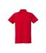 Mens Heavy Premium Polo Shirt Red Clique-2