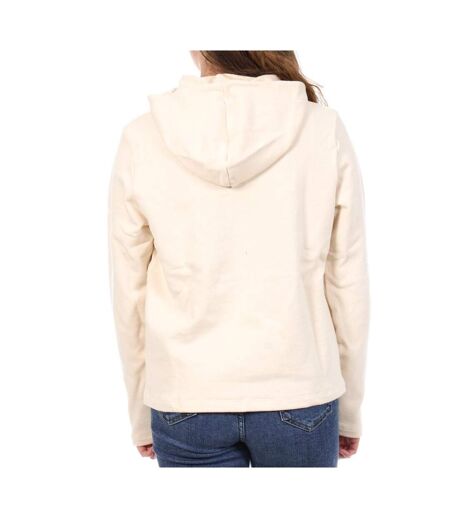 Sweat à capuche écru femme le coq sportif hoody  n°8