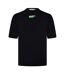 T-shirt Motif/style Génie Homme Noir Vert Fluo Off White-1