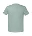 T-shirt iconic homme vert de gris Fruit of the Loom