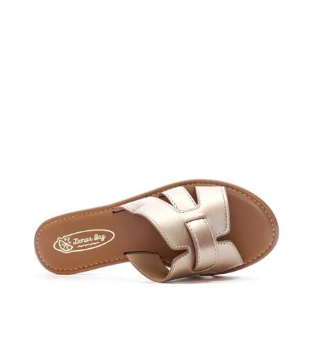 Sandales roses gold femme lemon bay nyl