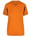 t-shirt running respirant JN316 - orange - FEMME