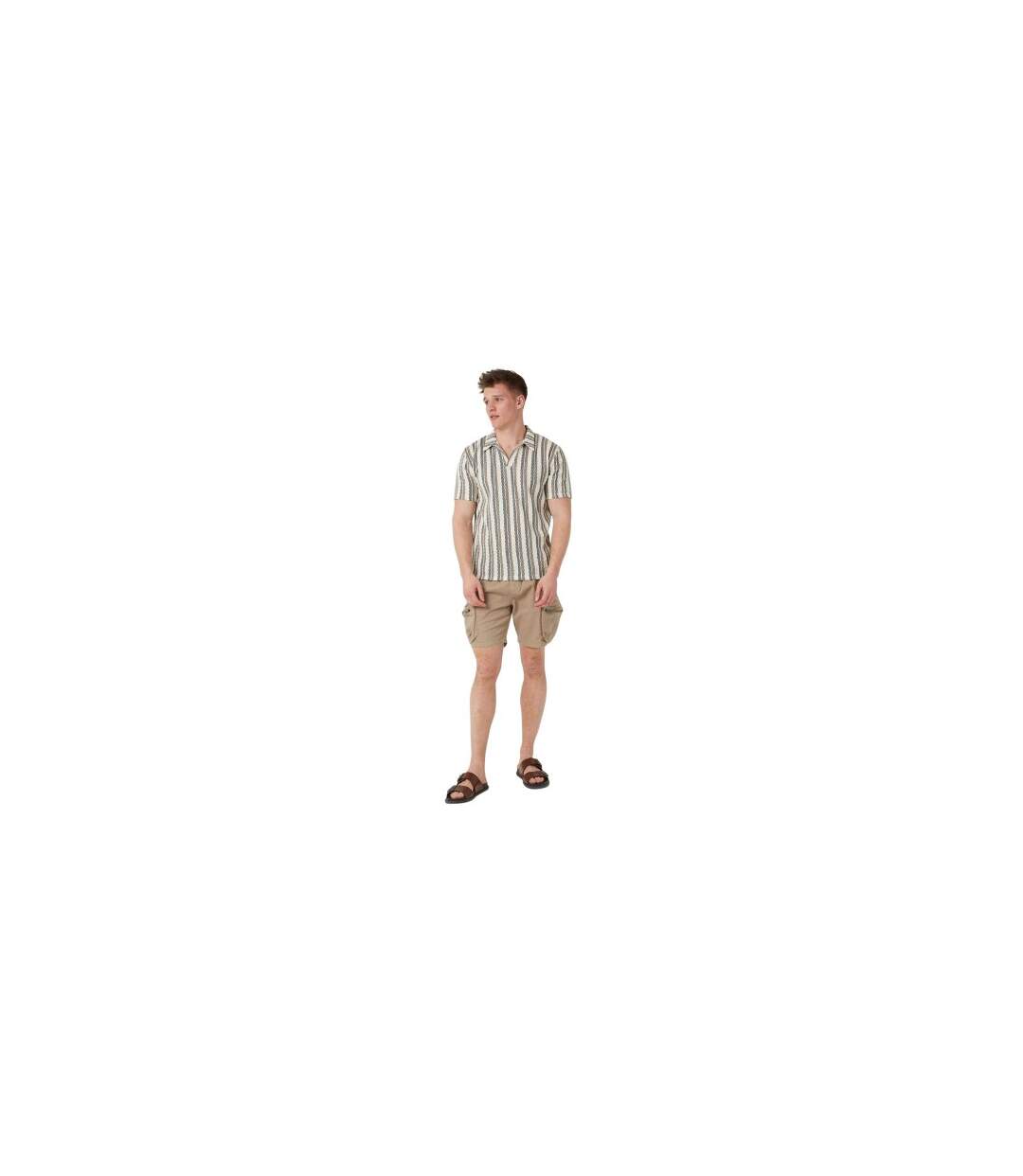 Short Chino Homme Beige Gris Brave Soul-1