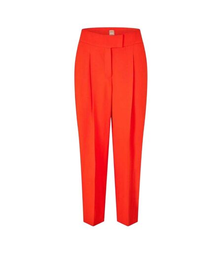 Womens/ladies Tiroko Regular Trousers Bright Orange Boss