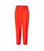 Womens/ladies Tiroko Regular Trousers Bright Orange Boss-2