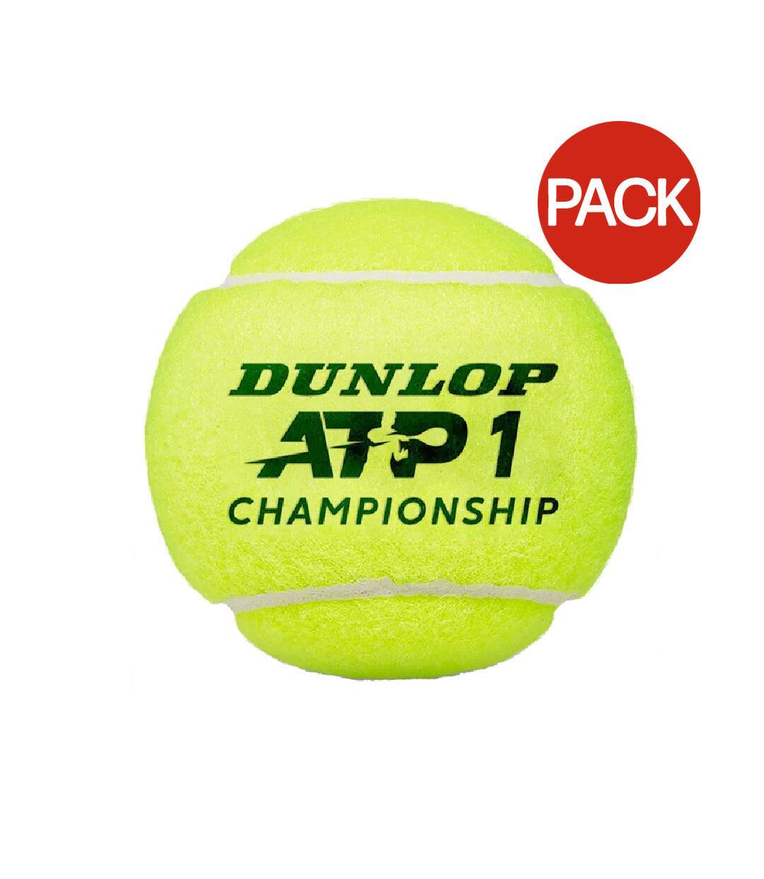 Pack Of 4  Atp Championship Tennis Balls  One Size Neon Green Dunlop-1