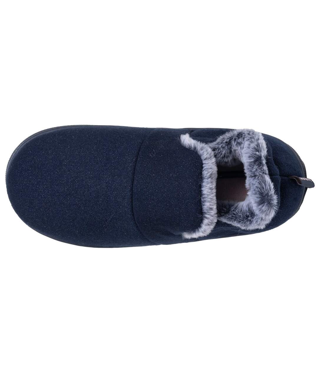 Isotoner Chaussons Mules femme suédine semelle bloup extra confort-3