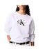 Sweat blanc femme calvin klein jeans lv047b234g-1