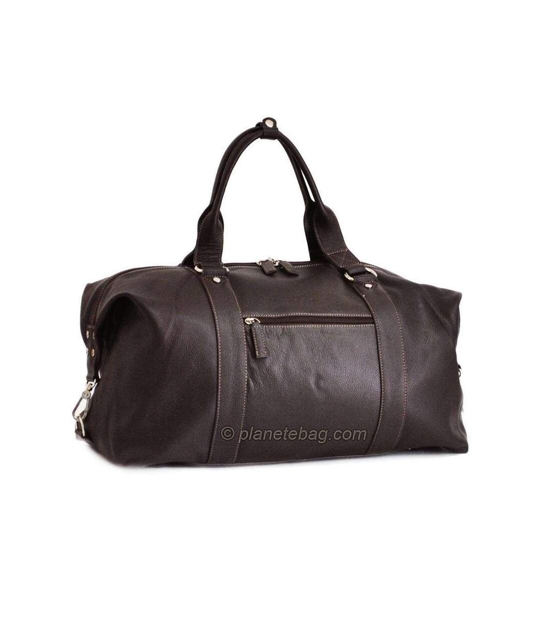 Sac de voyage en cuir KATANA 50cm - chocolat-1