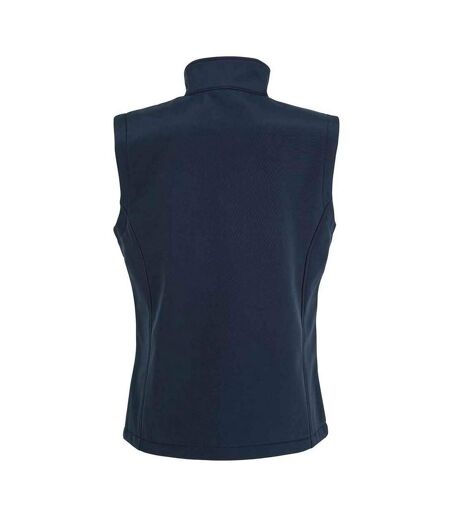 Womens/ladies softshell printable body warmer navy Result Genuine Recycled