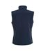 Womens/ladies softshell printable body warmer navy Result Genuine Recycled