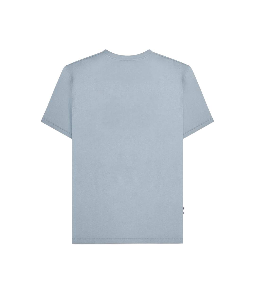 Mens Aw24 Two Tone Panelled T-shirt Dusky Blue Dark Blue Lambretta-3