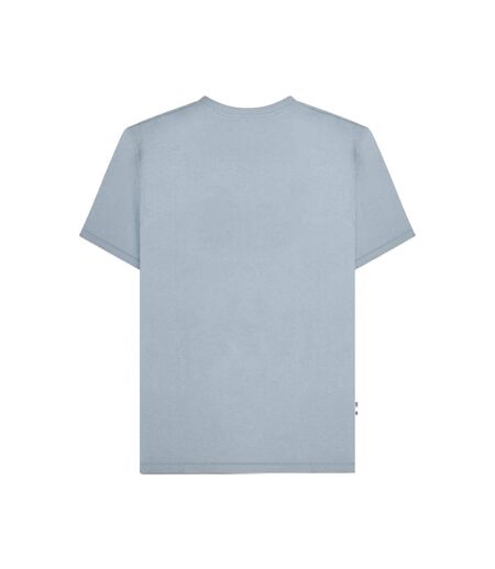 Mens Aw24 Two Tone Panelled T-shirt Dusky Blue Dark Blue Lambretta