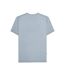 Mens Aw24 Two Tone Panelled T-shirt Dusky Blue Dark Blue Lambretta-3