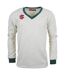 Pull Motif/style Logo Brodé Adulte Blanc Cassé Vert Gray-Nicolls-1