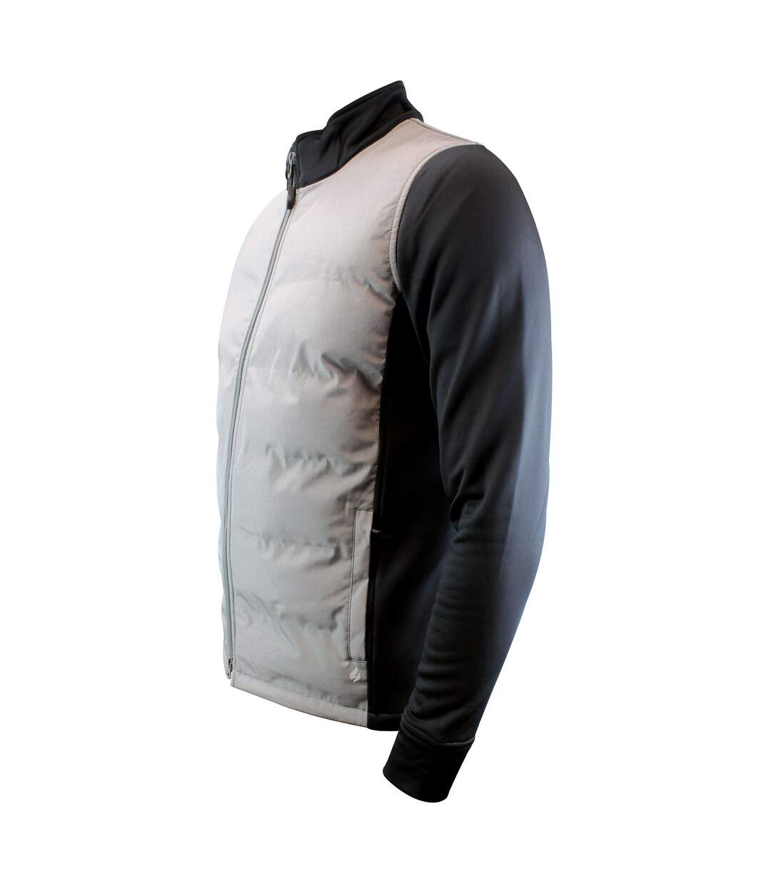 Veste résistante à l'eau doublée en polaire pour hommes fermeture éclair-3