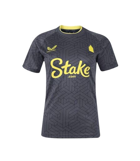 Mens 2024 2025 Everton Fc Away Jersey Ebony Castore