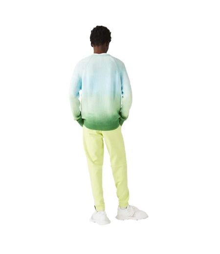 Mens slim jogging bottoms yellow Lacoste