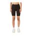 Womens/ladies Ribbed Cycling Shorts Off Black Fear Of God Essentials-4