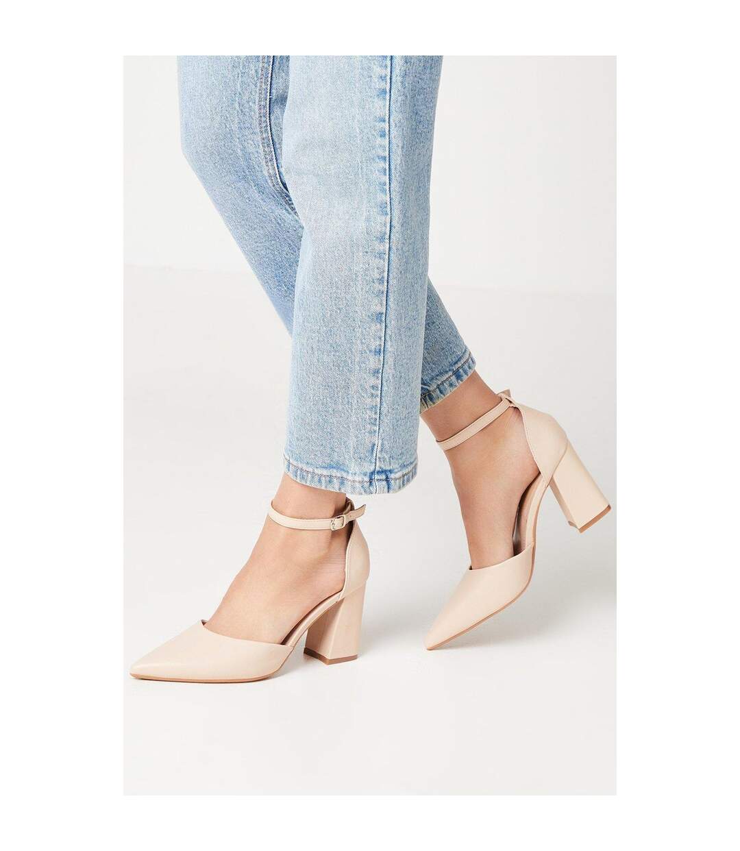 Sandales blanche femme beige Dorothy Perkins-1