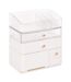 Organiseur 5 Tiroirs Sara 27cm Blanc-1