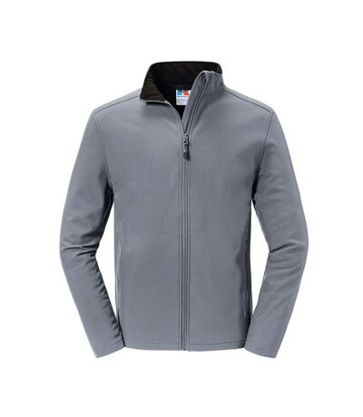 Mens essential soft shell jacket iron grey Russell