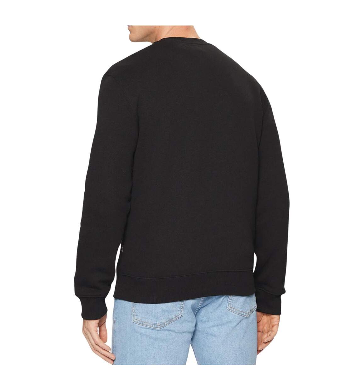 Sweat Motif/style Uni Homme Noir Guess-2