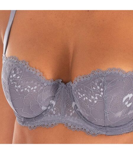 Balconette bra with cups and underwire QF1197E women