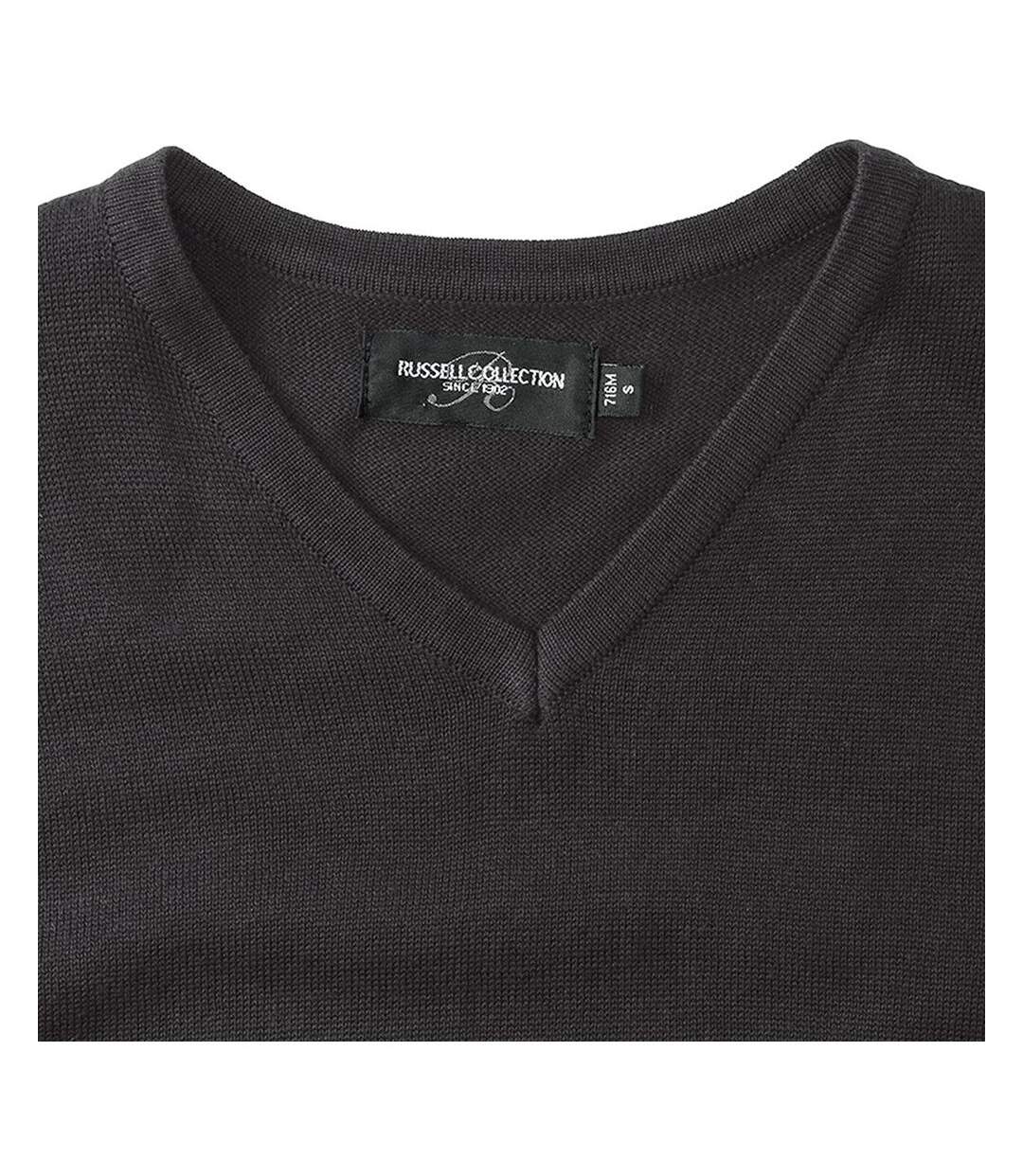 Collection Pull Sans Manches Homme Gris Foncé Russell-4